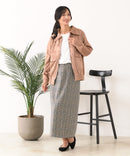 【C-FORT POINT/フォートポイント】スウェードポンチ フライトジャケット