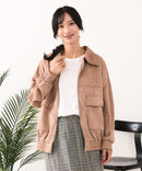 【C-FORT POINT/フォートポイント】スウェードポンチ フライトジャケット