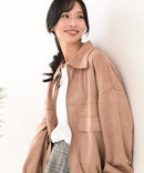 【C-FORT POINT/フォートポイント】スウェードポンチ フライトジャケット