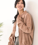 【C-FORT POINT/フォートポイント】スウェードポンチ フライトジャケット