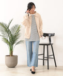 【C-FORT POINT/フォートポイント】スウェードポンチ フライトジャケット