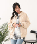 【C-FORT POINT/フォートポイント】スウェードポンチ フライトジャケット