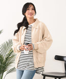 【C-FORT POINT/フォートポイント】スウェードポンチ フライトジャケット