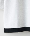 【汗染みの目立ちにくいTシャツ ZEROSTAIN/ゼロステイン】フェイクレイヤード ビッグシルエット キーネック クルーネック 7分袖Tシャツ 防汚 ＵＶカット ❘ジーンズメイト公式オンラインショップ