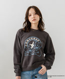 【CONVERSE/コンバース】×【TOM AND JERRY/トムとジェリー】オーバーサイズ プリント スウェットトレーナー