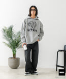 【GODZILLA/ゴジラ】ゴジラ キングギドラ オリジナルデザイン ビッグシルエット 裏起毛 プルオーバーパーカー フーディー ドロップショルダー オーバーサイズ