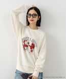 【DISCUS×HOT STUFF×Casper】キャラクタープリントスウェットトレーナー メンズ レディース ユニセックス