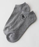 【KANGOL/カンゴール】【さりげないロゴが映える】KANGOL カンゴール 3足組 スニーカーソックス ブランドロゴ刺繍 3Pセット 靴下