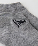 【KANGOL/カンゴール】【さりげないロゴが映える】3足組 スニーカーソックス ブランドロゴ刺繍 3Pセット 靴下