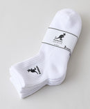 【KANGOL/カンゴール】【絶妙なクォーター丈】3足組 ソックス 足首丈 ミニマルデザイン 3Pセット 靴下