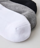 【KANGOL/カンゴール】【絶妙なクォーター丈】3足組 ソックス 足首丈 ミニマルデザイン 3Pセット 靴下