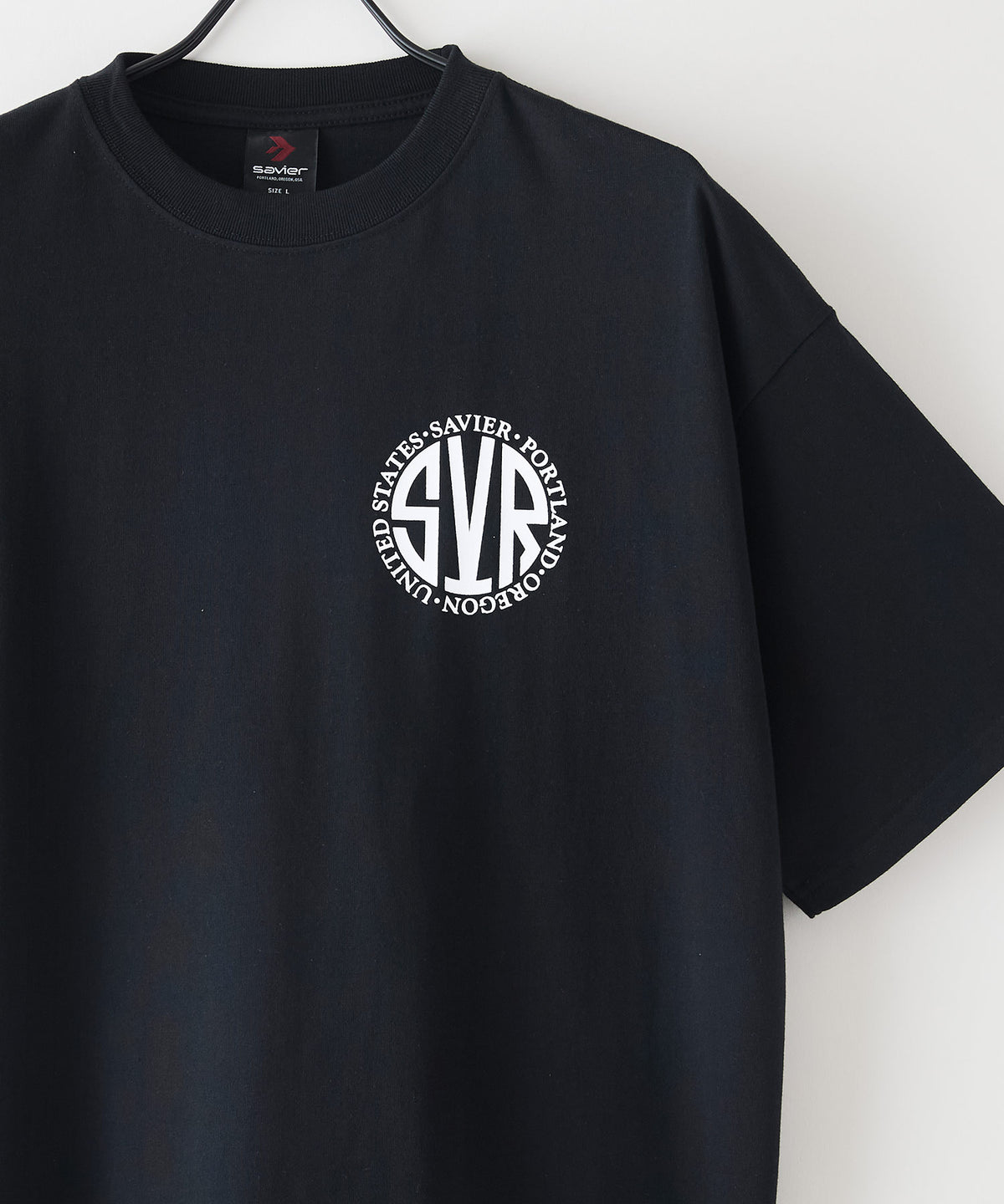サークルロゴ バックプリント Tシャツ ブランドロゴ オーバーサイズ
