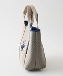【BEVERLY HILLS POLO CLUB/ビバリーヒルズポロクラブ】【ネオプレーン風パンチング素材 軽量】パンチングネオミニトートバッグ カートバッグ ゴルフ 軽い 丈夫 メッシュ風 スポーティー 大人カジュアル
