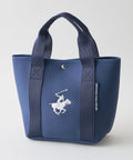 【BEVERLY HILLS POLO CLUB/ビバリーヒルズポロクラブ】【ネオプレーン風パンチング素材 軽量】パンチングネオミニトートバッグ カートバッグ ゴルフ 軽い 丈夫 メッシュ風 スポーティー 大人カジュアル