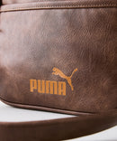 【PUMA/プーマ】【PUレザー 高見え】ビンテージPUミニトートバッグ レトロ ストリート y2k スポーツミックス 古着風 おしゃれ