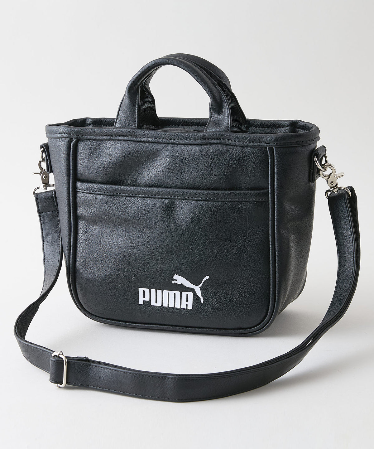 PUMA/プーマ】【PUレザー 高見え】ビンテージPUミニトートバッグ