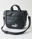 【PUMA/プーマ】【PUレザー 高見え】ビンテージPUミニトートバッグ レトロ ストリート y2k スポーツミックス 古着風 おしゃれ