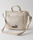 【PUMA/プーマ】【PUレザー 高見え】ビンテージPUミニトートバッグ レトロ ストリート y2k スポーツミックス 古着風 おしゃれ
