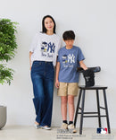 【PEANUTS×MLB】オリジナルデザイン KIDS Ｔシャツ 刺繍 130cm～160cm ユニセックス