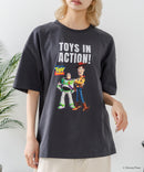 【TOY STORY/トイ・ストーリー】【限定オリジナルデザイン】半袖Tシャツ 綿100% ドロップショルダー ワンポイント バックプリント ディズニー ピクサー キャラクター クルーネック Disney ユニセックス