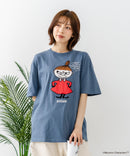 【ムーミン】 【綿100%のしっかりした生地】オリジナルデザイン キャラクター刺繍Tシャツ リトルミイ ニョロニョロ 大人カジュアル ユニセックス