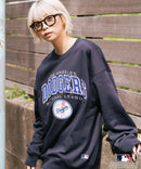 【MLB/メジャーリーグベースボール】 裏起毛 レトロロゴ クルーネックトレーナー スウェット