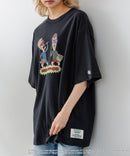 【DISCUS/ディスカス】【選べる丈感・ビーバス＆バッドヘッド】DISCUS×BEAVIS AND BUTT-HEAD コラボＴシャツ 綿100% クルーネック アニメ キャラクタープリント アメカジ ストリート