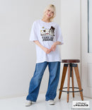 【タマ＆フレンズ～うちのタマ知りませんか？】オリジナルデザインTシャツ バイキンくん 刺繍 ドロップショルダー ユニセックス