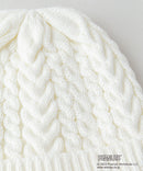 ワンポイント ケーブル ニット ワッチ