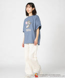 TOM AND JERRY トムとジェリー Tシャツ オリジナルデザイン ジェリー タフィー ドロップショルダー ビッグシルエット ユニセックス キャラクター ❘ジーンズメイト公式オンラインショップ