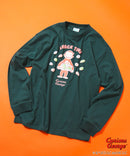 【おさるのジョージ 】オリジナルデザイン ロンT ジョージ ドロップショルダー ビッグシルエット ユニセックス