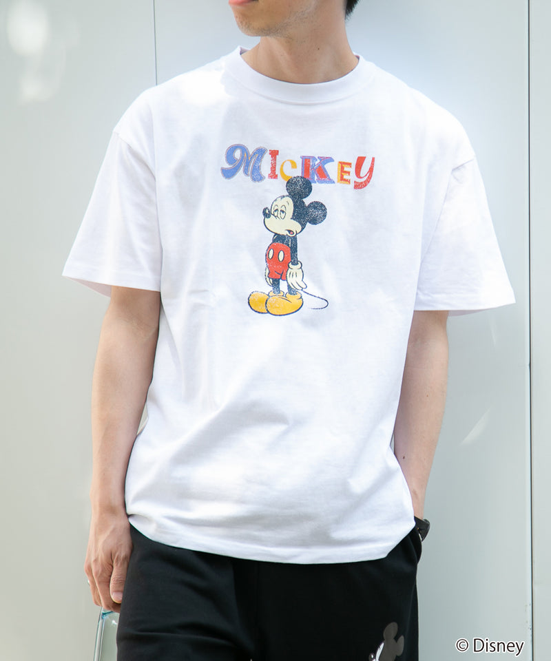 【DISNEY ディズニー】 ＜ミッキー＞別注 ミニ 裏毛  ショートパンツ OUTDOOR PRODUCTS アウトドア プロダクツ