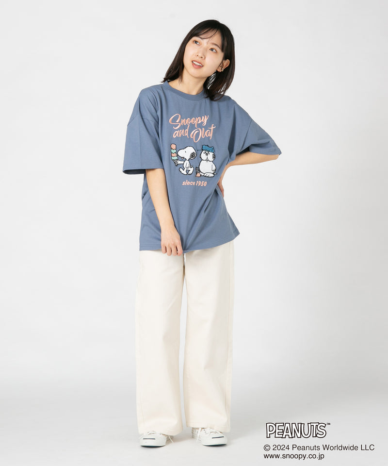 2024新規】PEANUTS ピーナッツ オリジナルデザイン Tシャツ スヌーピー