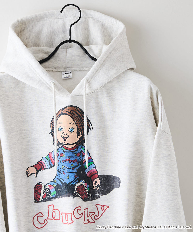 【CHUCKY/チャッキー】オリジナルデザイン 裏起毛パーカー フーディー CHUCKY チャッキー ティファニー