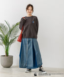 【CONVERSE/コンバース】×【TOM AND JERRY/トムとジェリー】オーバーサイズ プリント スウェットトレーナー