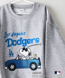 【PEANUTS×MLB】オリジナルデザイン KIDS裏起毛トレーナー キッズサイズ ヤンキース ドジャース カブス キャラクター