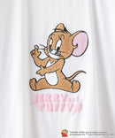 TOM AND JERRY トムとジェリー Tシャツ オリジナルデザイン ジェリー タフィー ドロップショルダー ビッグシルエット ユニセックス キャラクター ❘ジーンズメイト公式オンラインショップ
