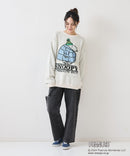 【SEQUENZ/シークエンズ】TP C/N KNIT/スヌーピー ニット クルーネック ワイドシルエット ジャガード