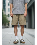 【DICKIES/ディッキーズ】【こなれシワ感】ディッキーズ ナイロンショートパンツ マットな質感 撥水・軽量 イージー仕様 ストリート ダークベージュ ❘ジーンズメイト公式オンラインショップ