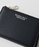 【BEVERLY HILLS POLO CLUB/ビバリーヒルズポロクラブ】【小銭が取り出しやすいL字ジップ】スモールジップウォレット L字ファスナー 小銭入れ カードケース コンパクト財布 高見え