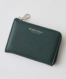 【BEVERLY HILLS POLO CLUB/ビバリーヒルズポロクラブ】【小銭が取り出しやすいL字ジップ】スモールジップウォレット L字ファスナー 小銭入れ カードケース コンパクト財布 高見え