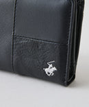 【BEVERLY HILLS POLO CLUB / ビバリーヒルズポロクラブ】【小銭がすぐ出せるL字ジップ】二つ折り財布 カード11枚収納 仕切り付きコインケース コンパクト・大容量