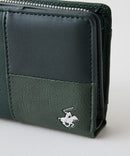 【BEVERLY HILLS POLO CLUB / ビバリーヒルズポロクラブ】【小銭がすぐ出せるL字ジップ】二つ折り財布 カード11枚収納 仕切り付きコインケース コンパクト・大容量