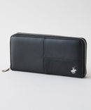 【BEVERLY HILLS POLO CLUB / ビバリーヒルズポロクラブ】【カード12枚・大容量】ロングウォレット ラウンドファスナー 整理しやすい4室構造 裏面ポケット付 使いやすさ抜群