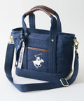 【BEVERLY HILLS POLO CLUB/ビバリーヒルズポロクラブ】デニム ミニトートバッグ インディゴ FREE ❘ジーンズメイト公式オンラインショップ