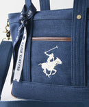【BEVERLY HILLS POLO CLUB/ビバリーヒルズポロクラブ】デニム ミニトートバッグ ❘ジーンズメイト公式オンラインショップ