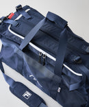 【FILA/フィラ】【大容量47L 肩掛け、手持ち、リュックの3WAY仕様】3WAYボストンバッグ 修学旅行 林間学校 部活 旅行 出張 スクリプトロゴ