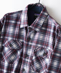 【RAGGED MOUNTAIN/ラギットマウンテン】【軽やかな着心地ながら保温性バッチリ】MASON 裏地フリースボンディングチェックカットシャツ 暖かい 保温 ライトアウター アウトドア タウンユース ユニセックス レッド ❘ジーンズメイト公式オンラインショップ