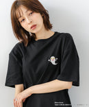 【ねないこだれだ】【コットン100％のしっかりした生地 ドロップショルダー】オリジナルデザイン 刺繍Tシャツ せなけいこ 絵本 コラボ キャラクター 半袖 ユニセックス おばけ グッズ かわいい