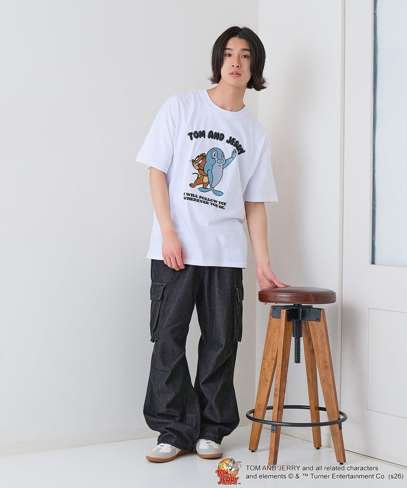 TOM and JERRY/トムとジェリー】オリジナルデザインTシャツ 刺繍